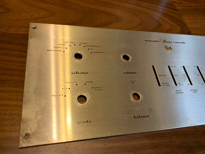 marantz マランツ　アンプ　モデル7用フロントパネル