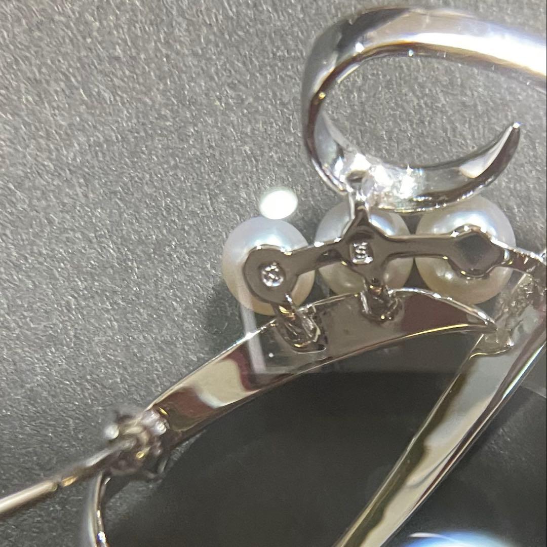 お*ん様 ミキモト　ブローチ　あこや真珠　本真珠　パールブローチ　入学式　卒業式