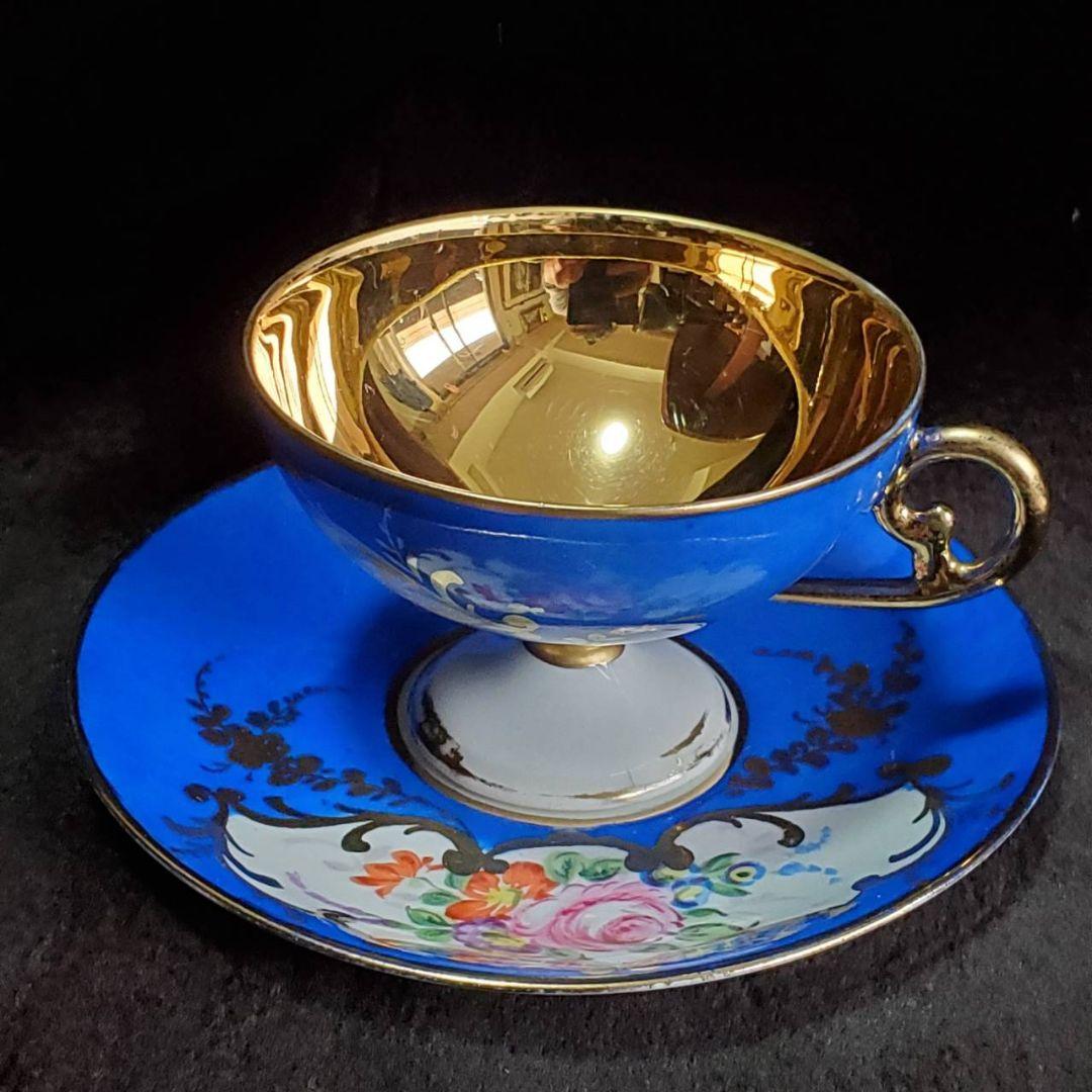 コレクションに　1客単品売りです✨フランス骨董品　アンティークリモージュ　5色