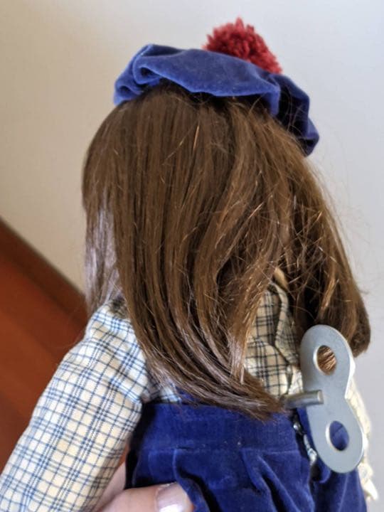 アンティークオルゴール人形