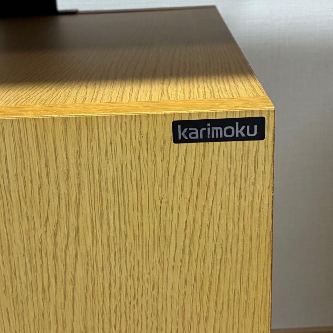 【カリモク karimoku】デスクワゴン 鍵付き 学習机 サイドチェスト