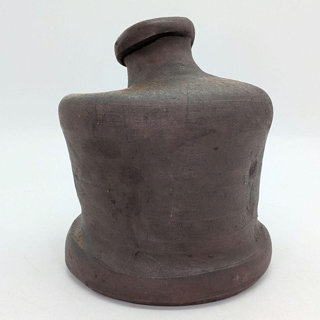 備前焼 古備前写変形花入 花器 フラワーベース 花瓶 置物 華道具 茶道具 蹲壺