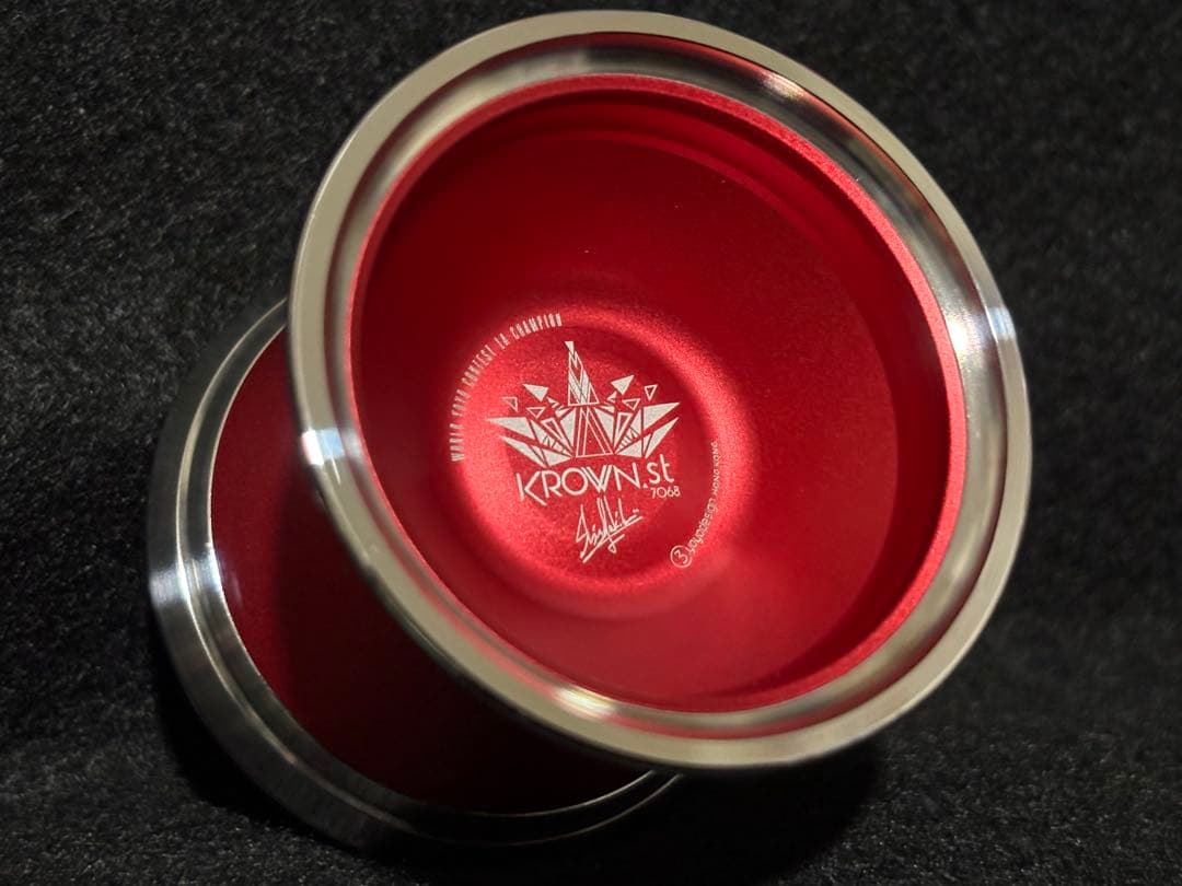 C3yoyodesign Krown.st 7068 RED 美品 廃盤 絶版