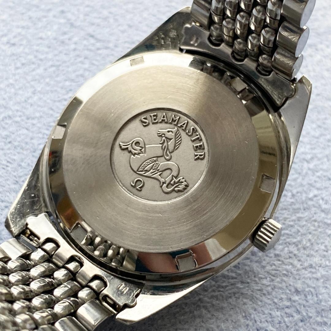 OH済 オメガ シーマスター クロノメーター 純正ライスブレス 8振動 自動巻き