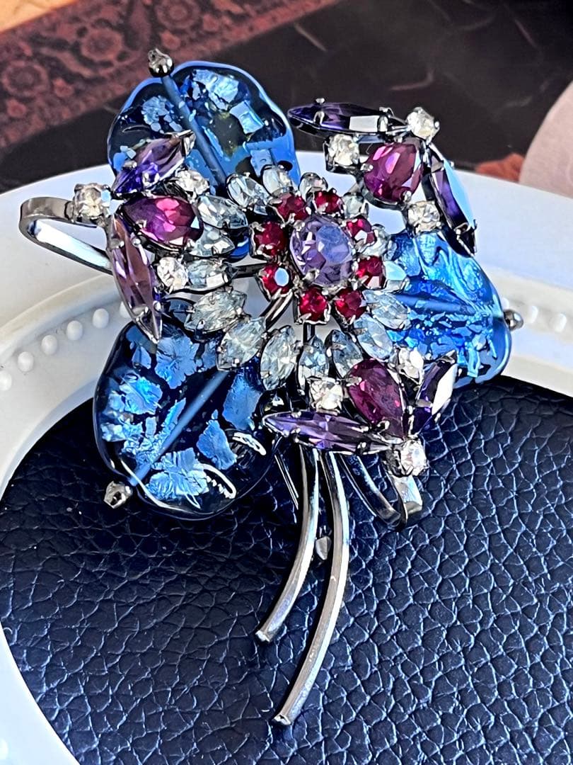 ひろみん様希少！ヨーロッパ 2wayヴィンテージブローチ9539