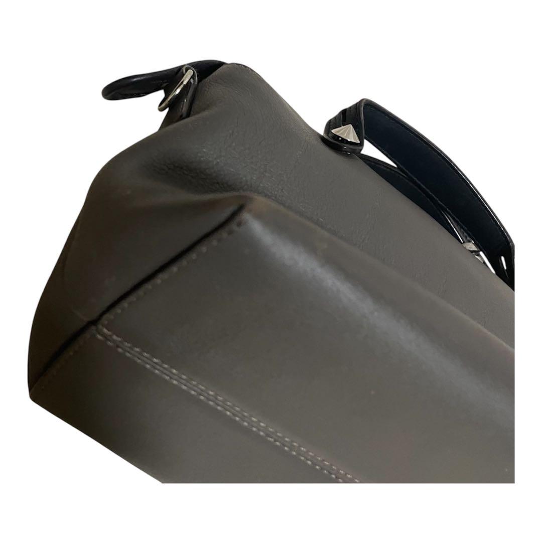 ◆FENDI◆フェンディ バイザウェイ ミディアム ショルダーバッグ グレー