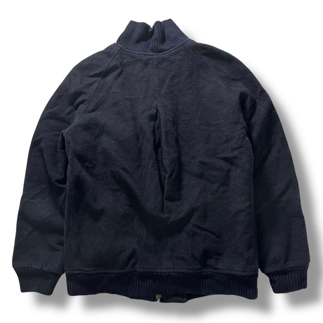 80s Burberrys ウール ボンバージャケット ネイビー ヴィンテージ