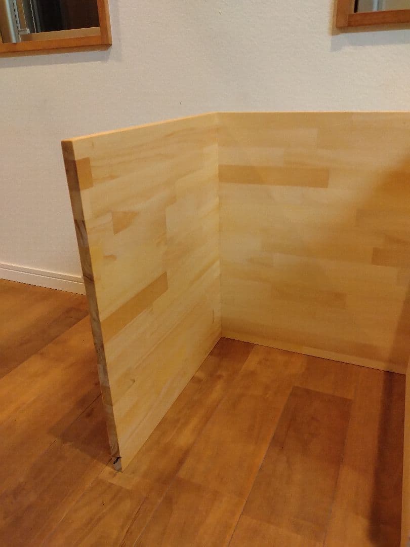 木製　ハンドメイド　オーダー　コの字　キヌカ　踏み台　スツール　ベンチ　水槽台