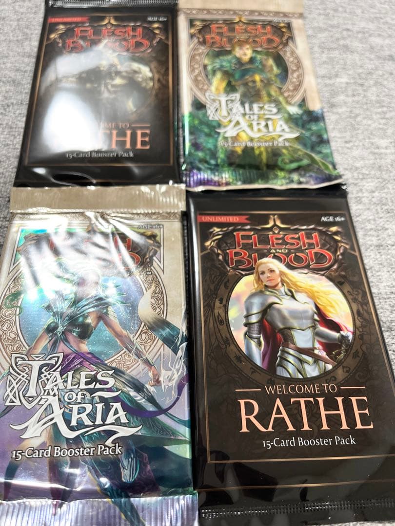 フレッシュアンドブラッド《未開封パック》flesh and blood海外4P