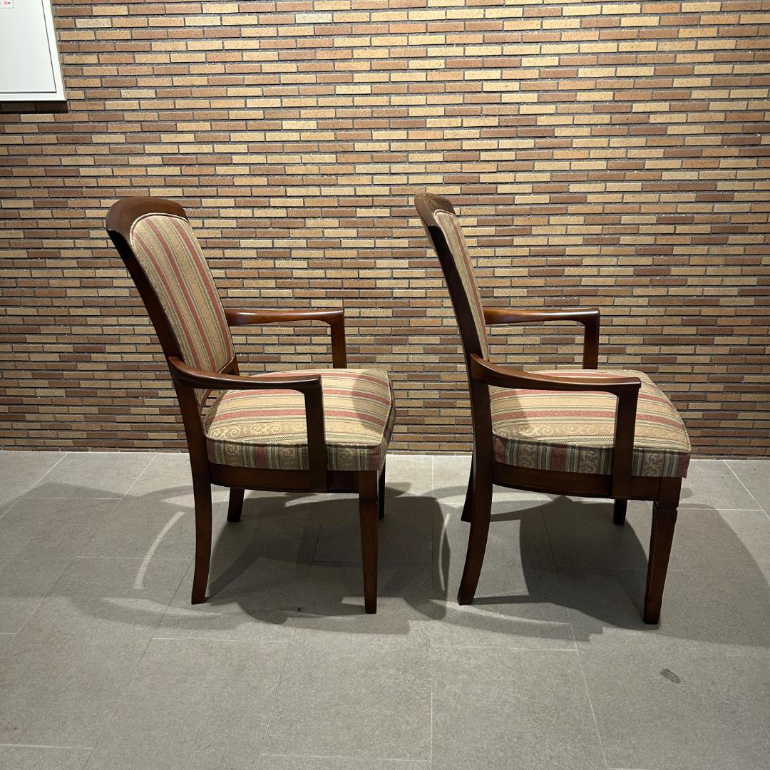 tetem様用♥マルニ木工　地中海シリーズ　肘掛付き　ダイニングチェア　2脚