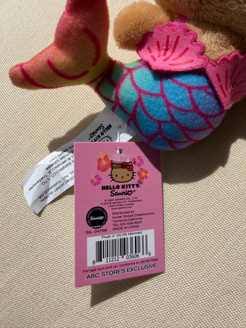 【２個セット】ハローキティ 人魚 キーホルダー ハワイ　限定