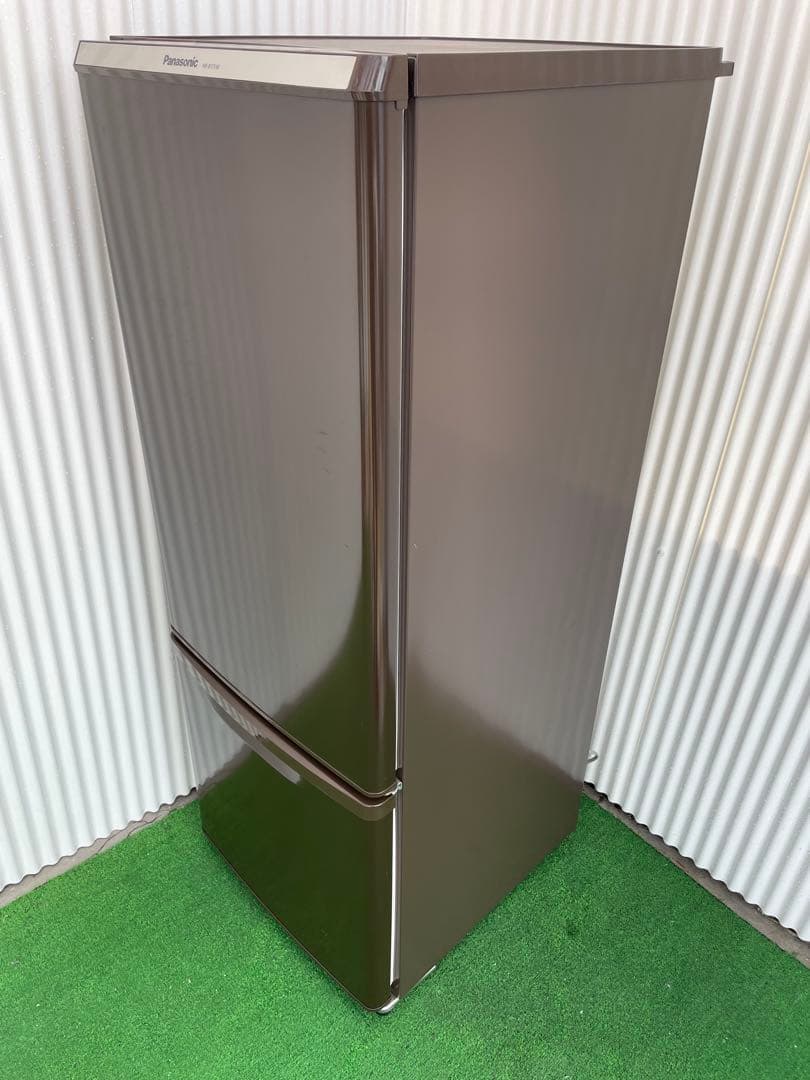 822 パナソニック 168L大きめ2ドア冷蔵庫 ブラウン 一人暮らし 単身