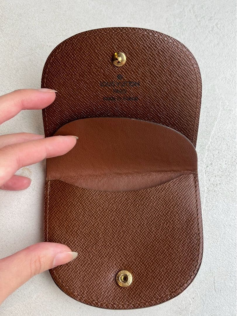 【新品未使用】LOUISVUITTONモノグラム ポルトモネ グゼ ケース