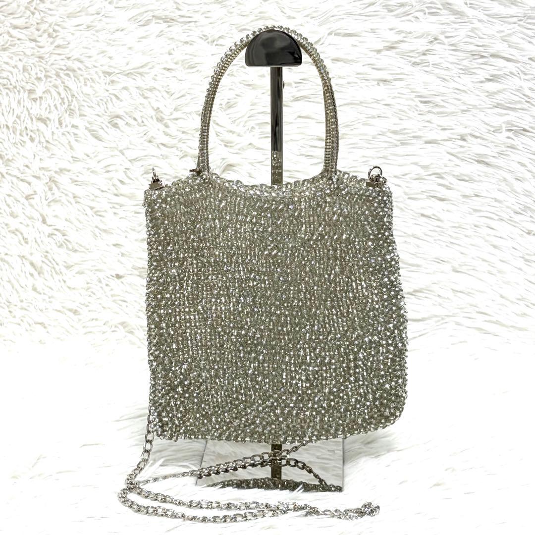 ANTEPRIMA アンテプリマ　ワイヤーバッグ　2WAY シルバー　スクエア