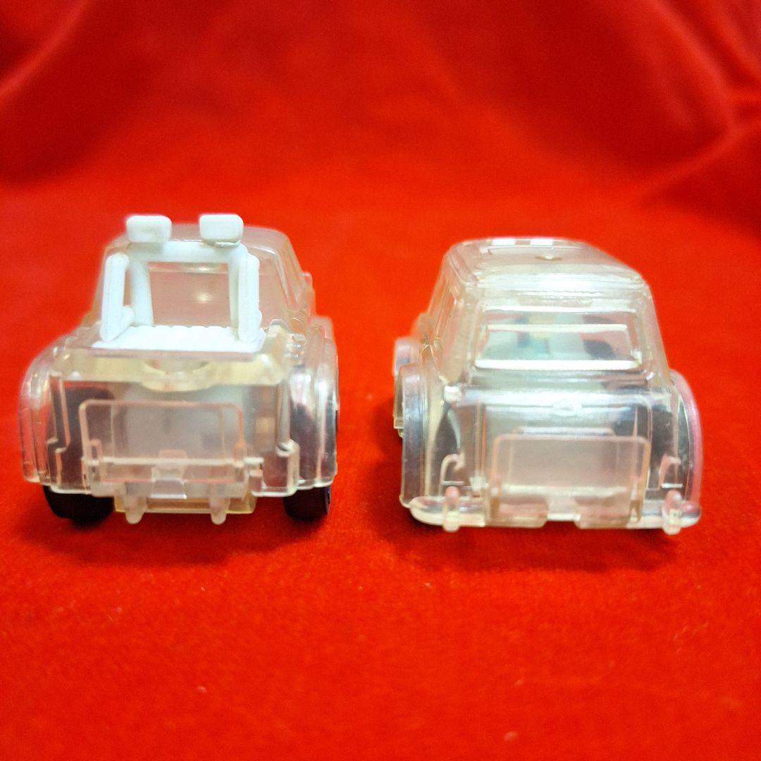 当時物 透明 スケスケ クリア チョロQ A品番 2台セット 銀座キンタロウ