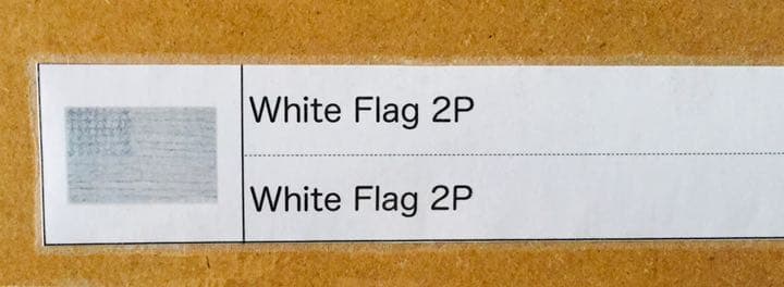 madsaki white flag 2p ポスター マサキ