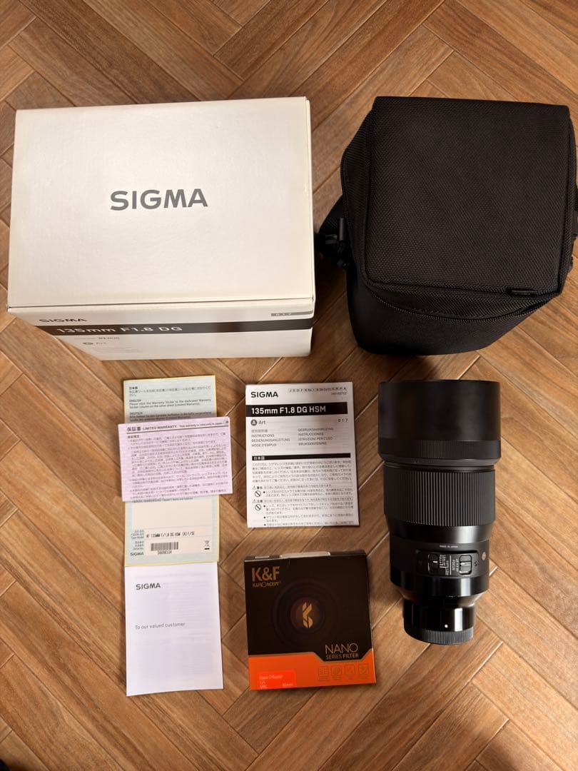 (美品)SIGMA 135mm F1.8 DG HSM（単焦点レンズ）