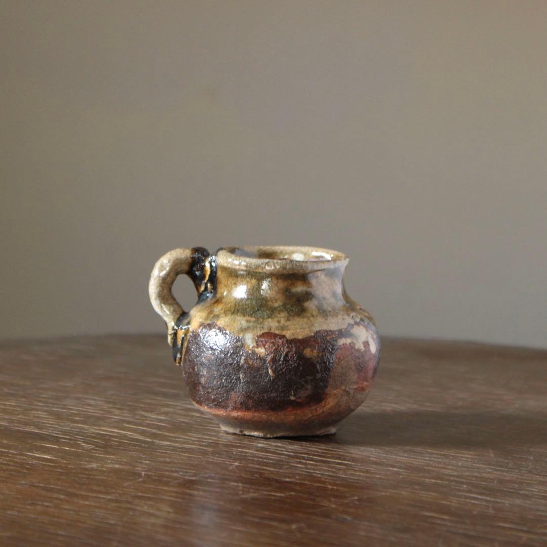 古瀬戸 鳶口 水注 酒次 小壺 徳利 古美術 古道具 アンティーク 酒器
