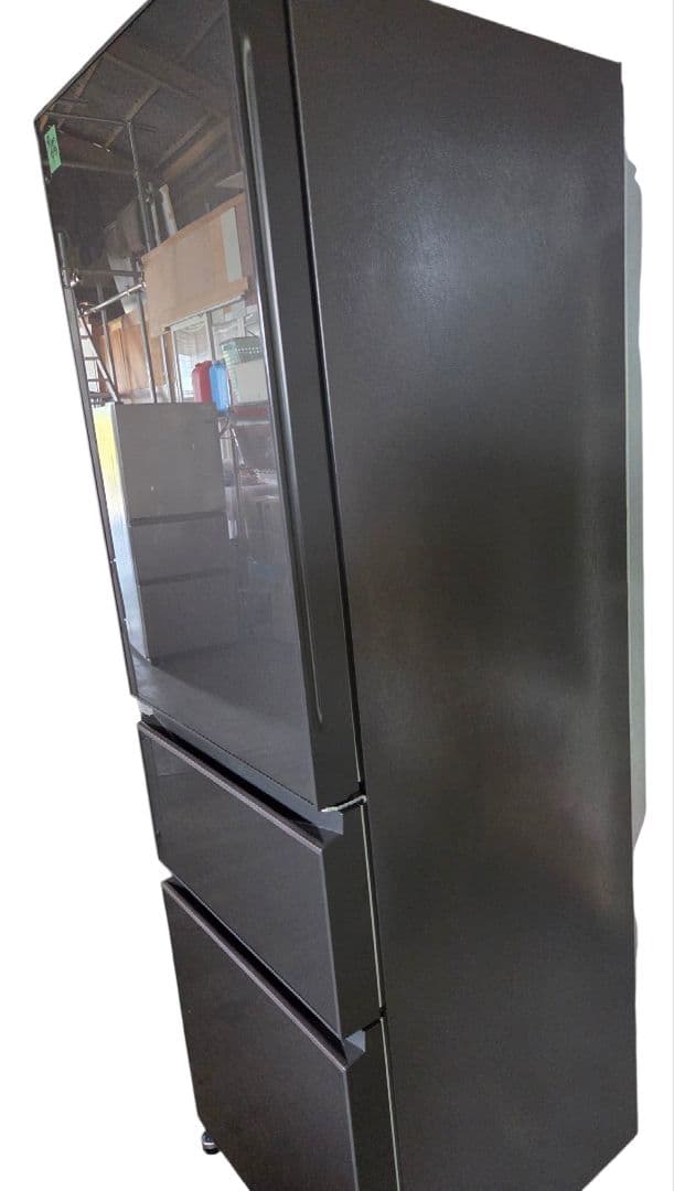 090906 三菱 ノンフロン冷凍冷蔵庫 MR-CG37G-H 2022年製