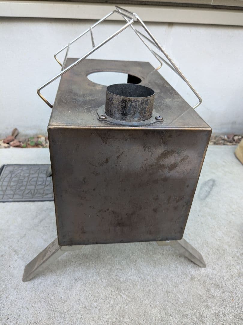 FIELDOOR　薪ストーブ　延長煙突2本付き　ステンレス製