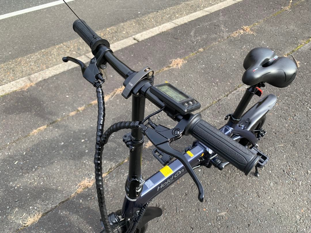 【動作確認済】送料無料 Hold Onディスク折りたたみ電動アシスト自転車 Q1
