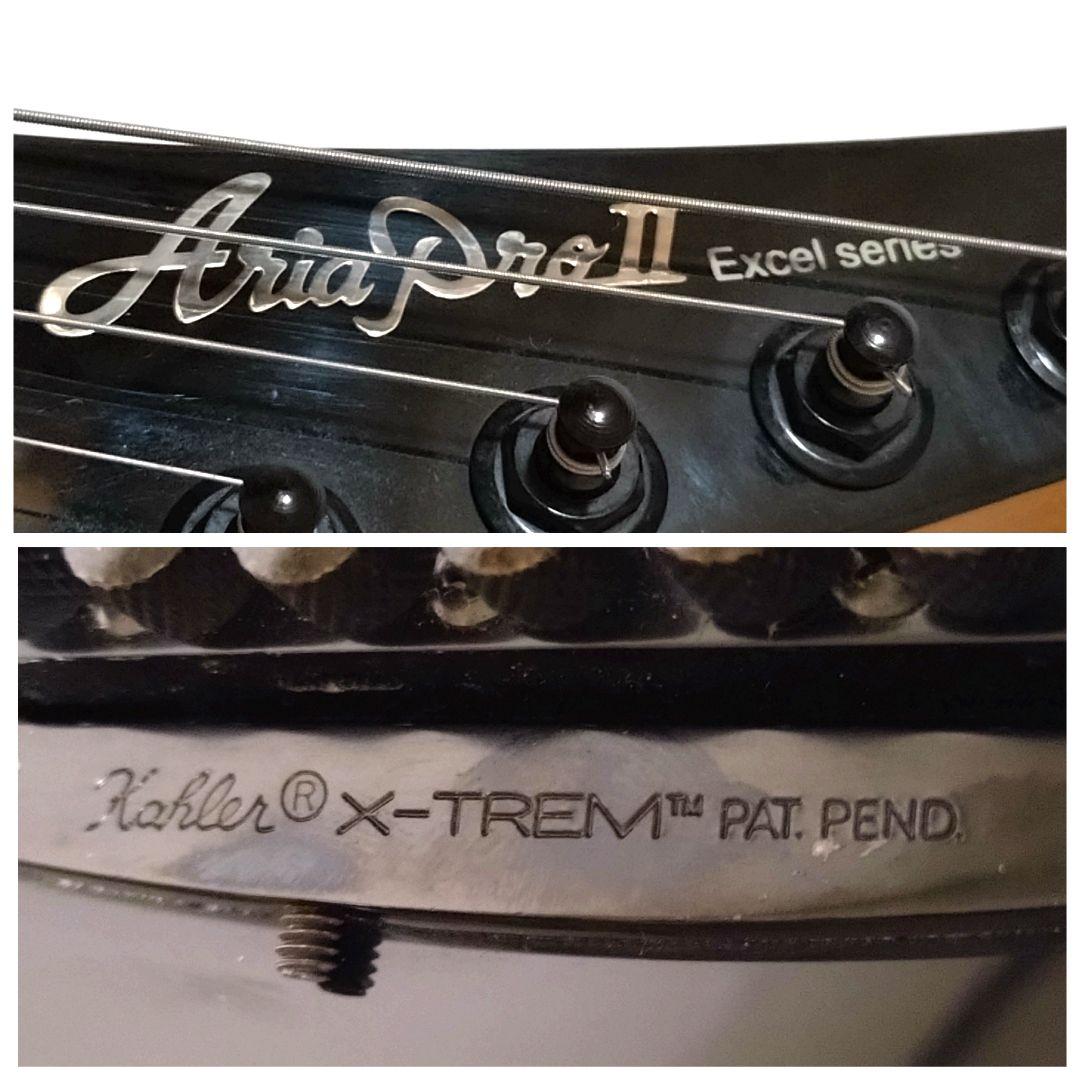 美品　Aria Pro Ⅱ　XL-500R　ケーラートレモロ　リバースヘッド