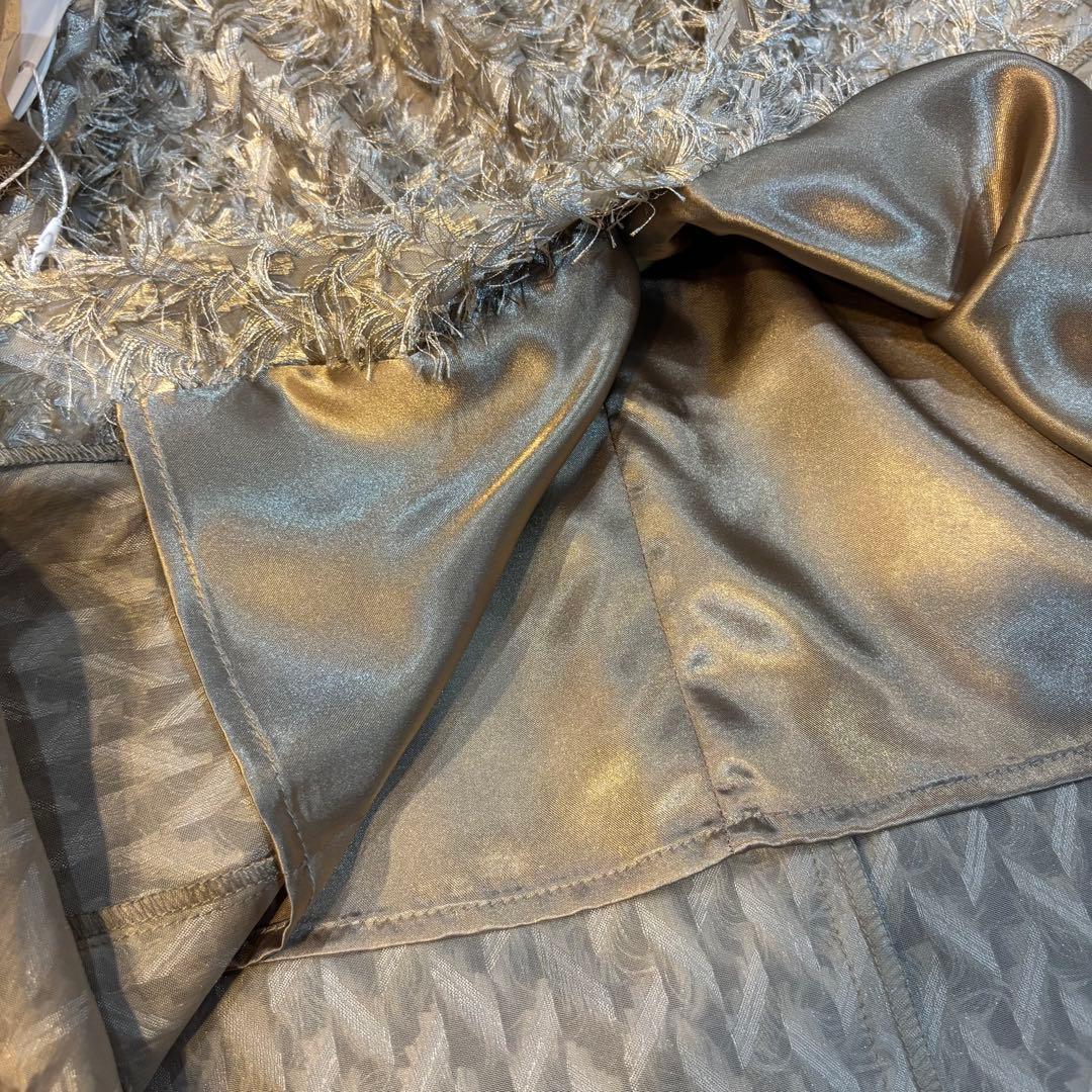 新品　DORRY DOLL フリルデザインドレス M結婚式　パーティ　ワンピース