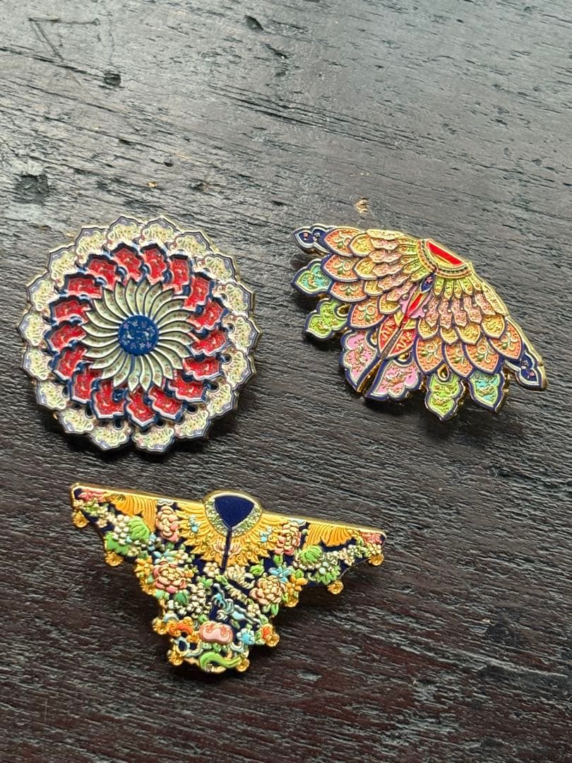 Expo2025、関西万博、中国館、ピンバッチ、ピンバッジ、非売品、レア、雲肩