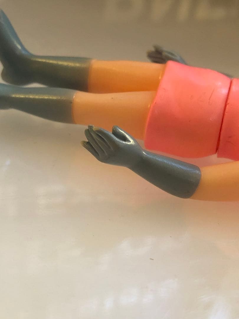 新造人間キャシャーン 上月ルナ ブルマァク製 ミニソフビ 当時物