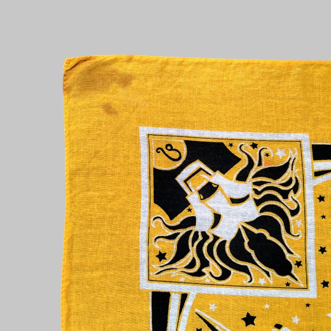 スペシャル 〜70s ヴィンテージバンダナ 星座シリーズ 獅子座 VINTAGE