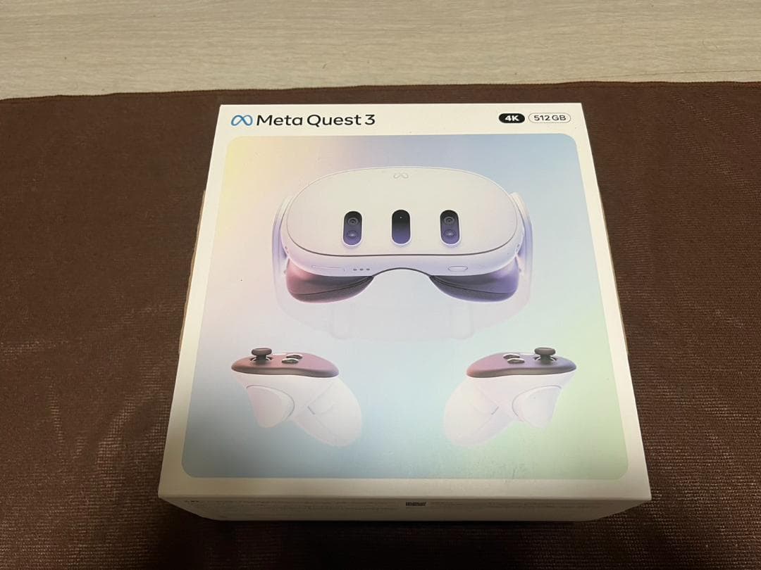  Quest 3 VRヘッドセット 4K 512GB