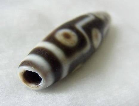 ★G3004★ 魔方陣　九眼 天珠　DZI　ジービーズ　腐食瑪瑙