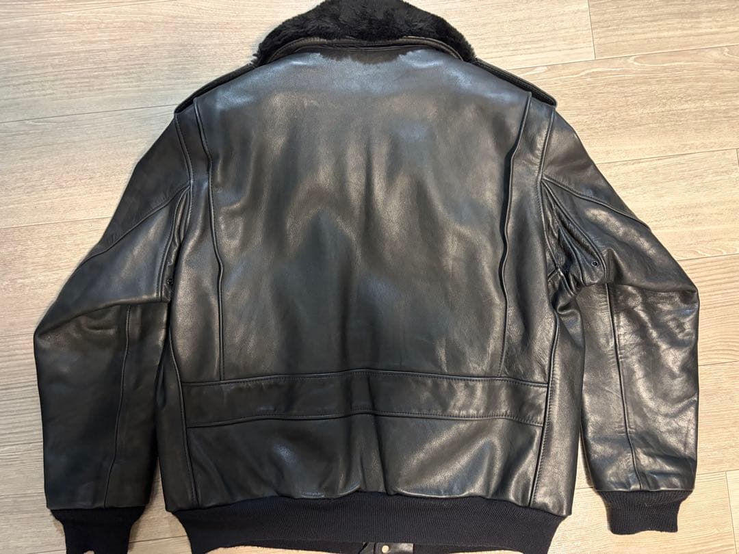 現行shott 42サイズ　フライトジャケット　G-1 本革　黒