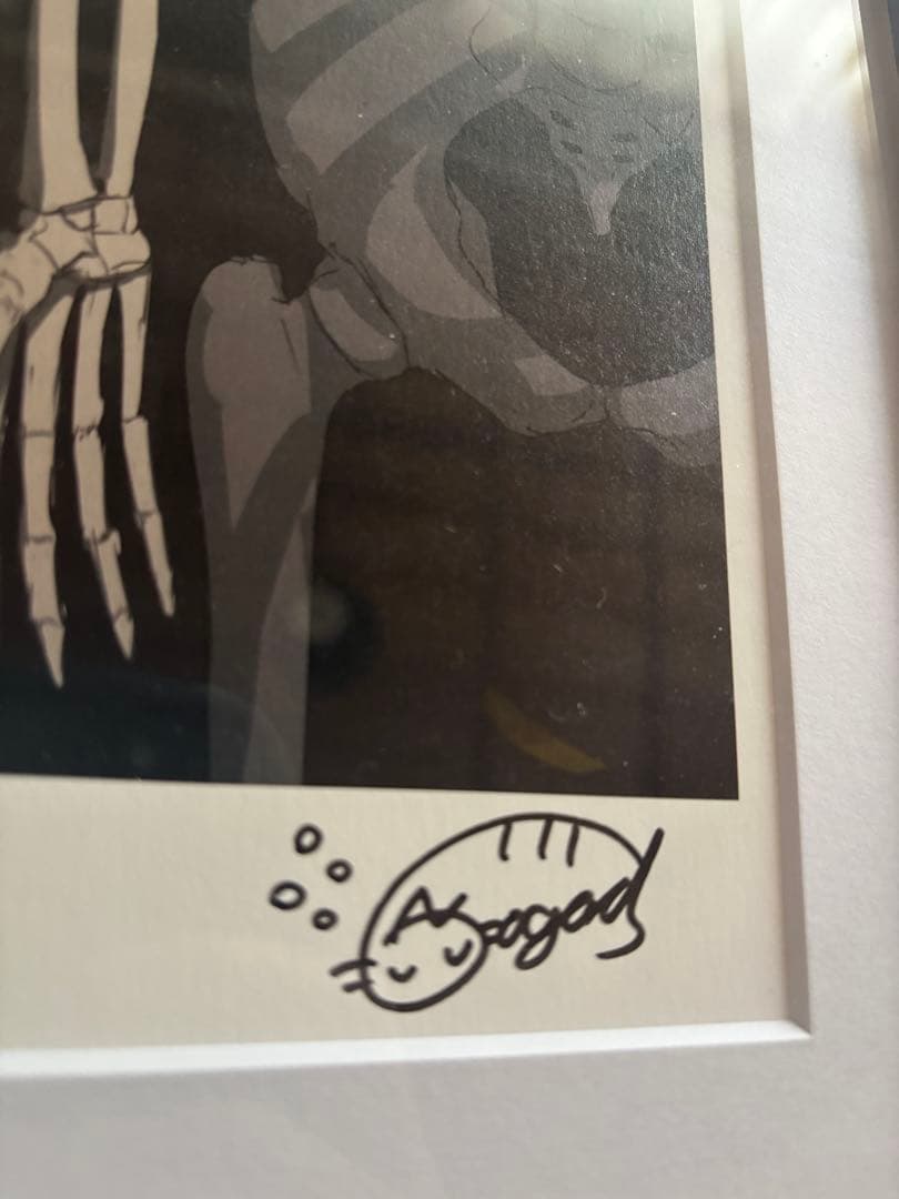 アボガド6本人サイン付き複製原画