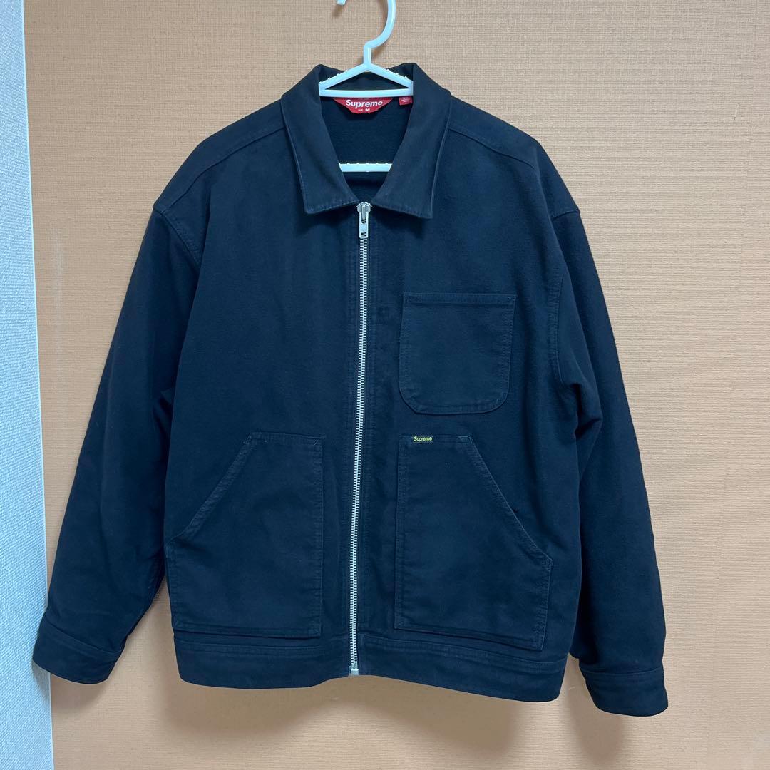 ジャケット・アウター Supreme Moleskin Work Jacket 23FW BLACK