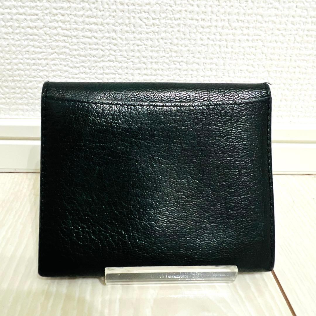 【希少】LOEWE ロエベ ケース 小銭入れ スタッズ レザー グリーン