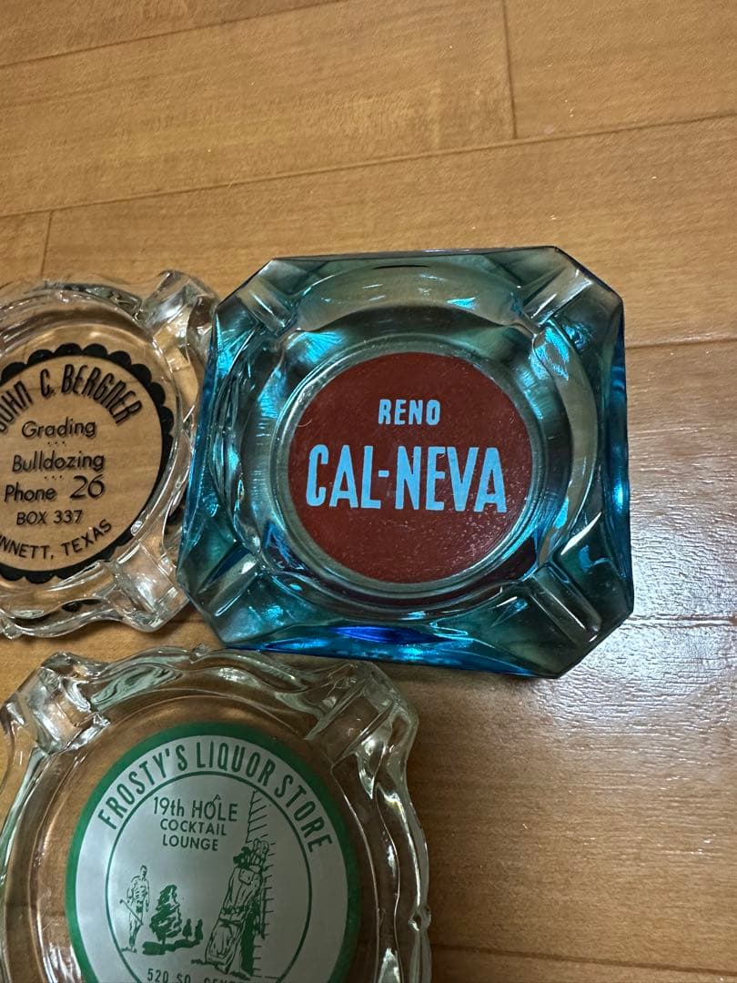 海外購入 ビンテージ アドバタイジング アシュトレイ 灰皿 5個セット