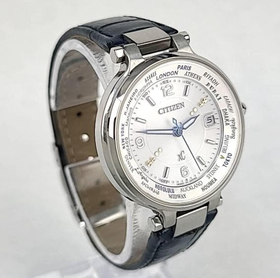 CITIZEN H240-T018220 腕時計 エコドライブ 純正レザーANA