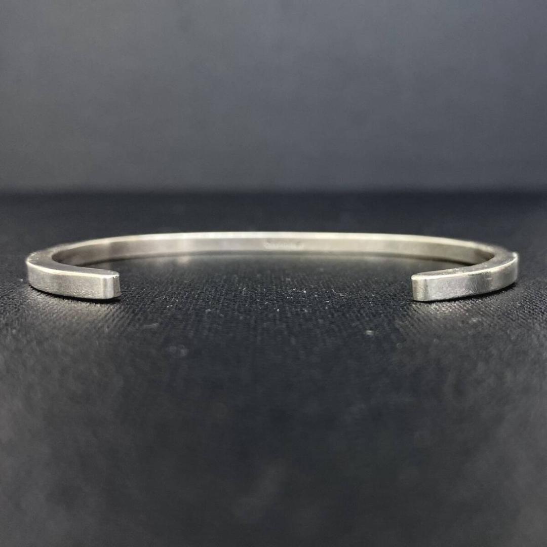 NAVAJO Jennifer Curtis シルバー スタンプワーク バングル