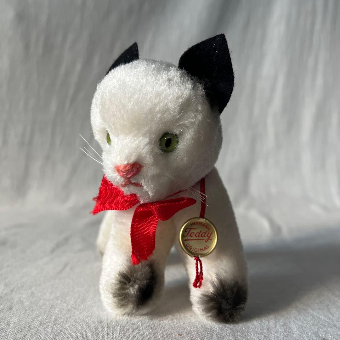 アンティーク　ドイツ　ねこ　ぬいぐるみ