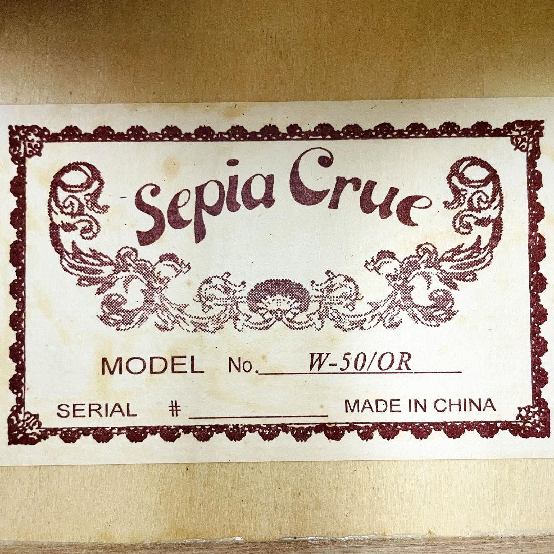 美品 Sepia Crue W-50/OR ミニアコースティックギター【整備品】