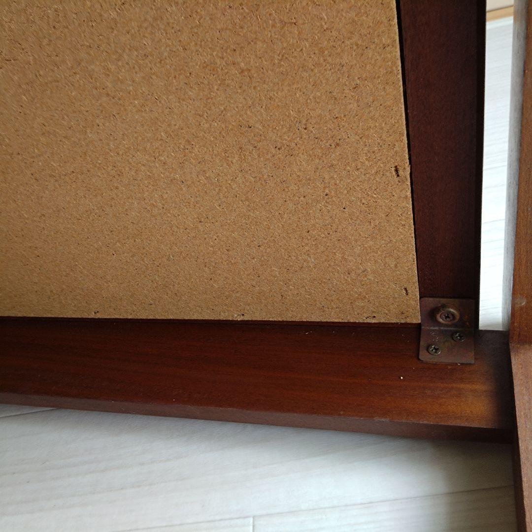 70B ヴィンテージ花模様タイル付きローテーブル