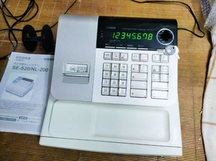 カシオレジスター　SE-S20/NL200　人気機種　送料無料　544401