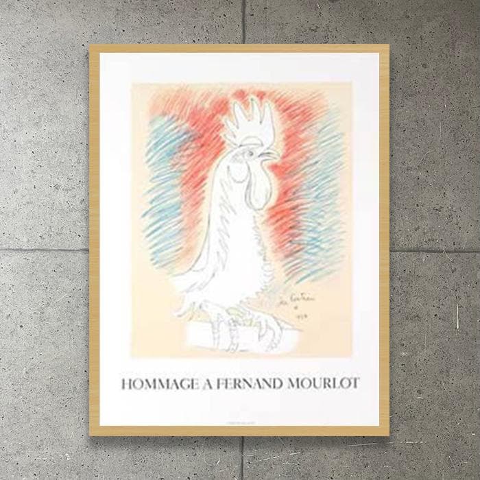 額装品/Homage 限定1000/ジャン コクトー/ポスター