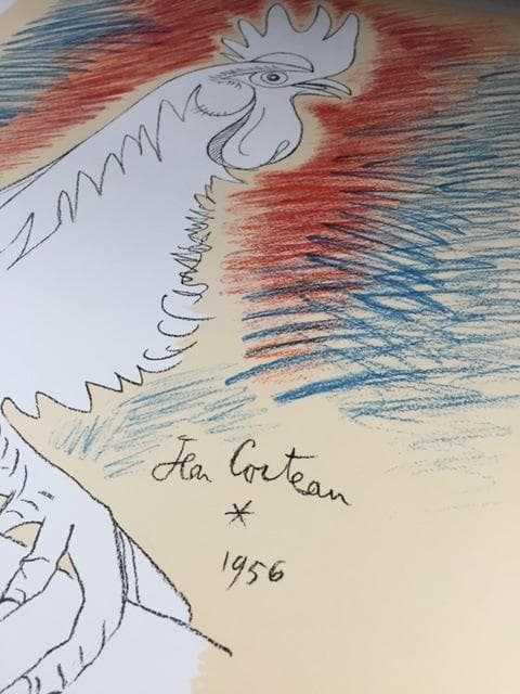 額装品/Homage 限定1000/ジャン コクトー/ポスター