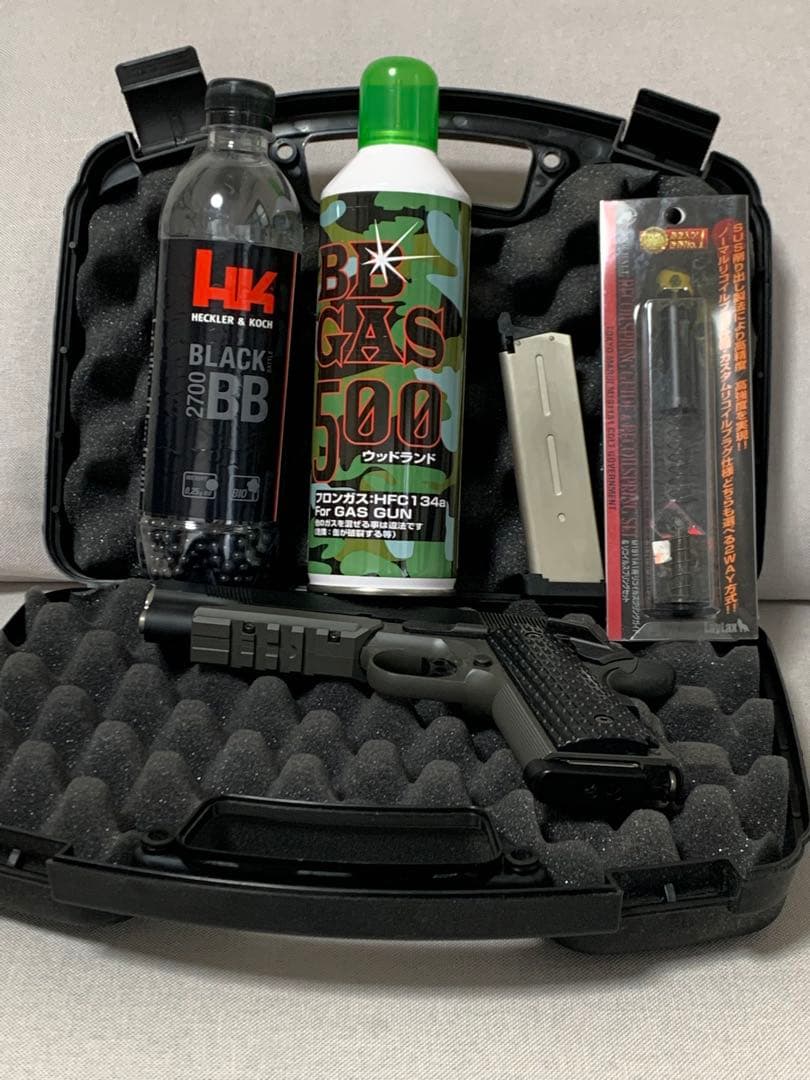 M1911A1 コルトガバメント ガスガン ブラック メタル製