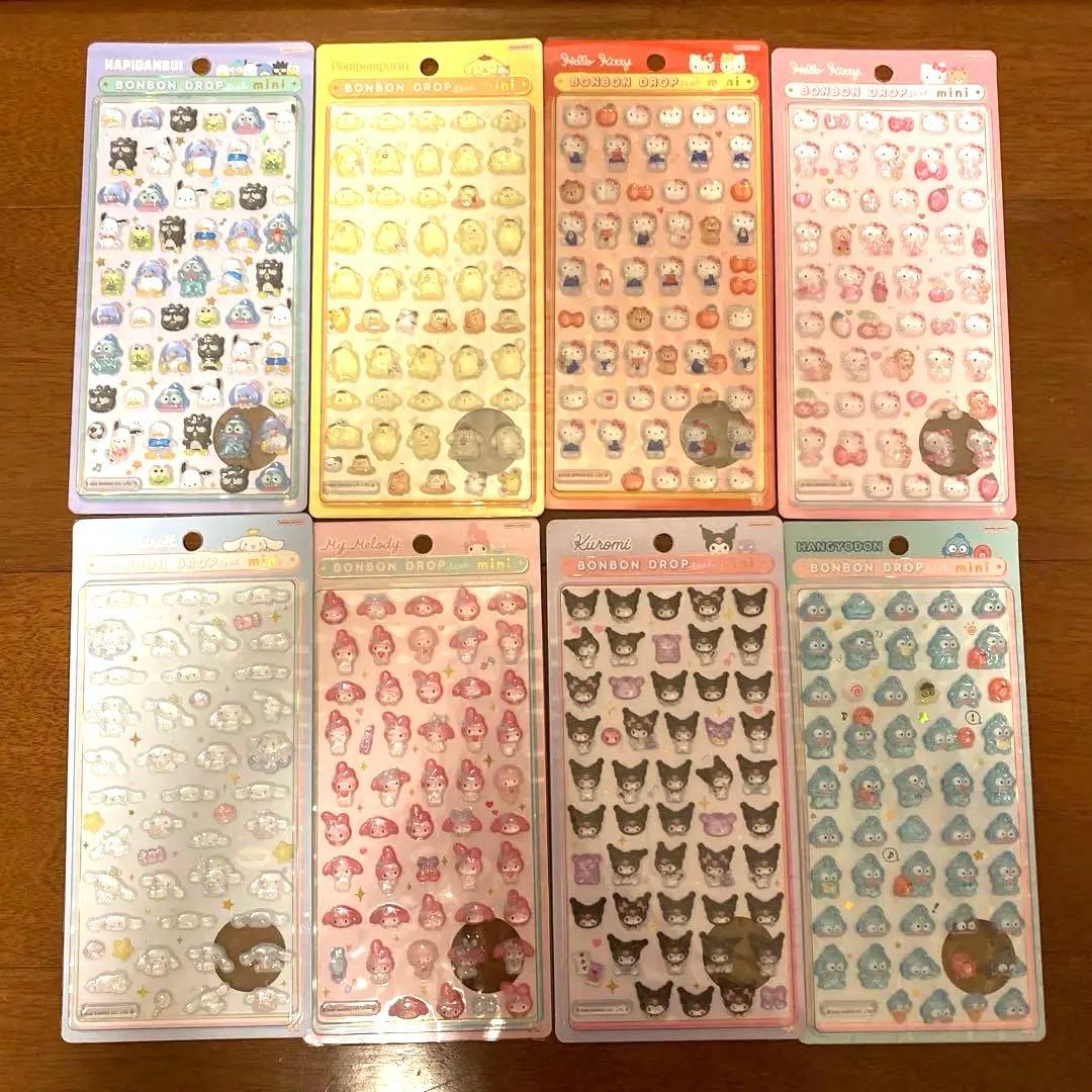 正規品　サンリオ　ボンボンドロップシール　ミニ　ボンドロ