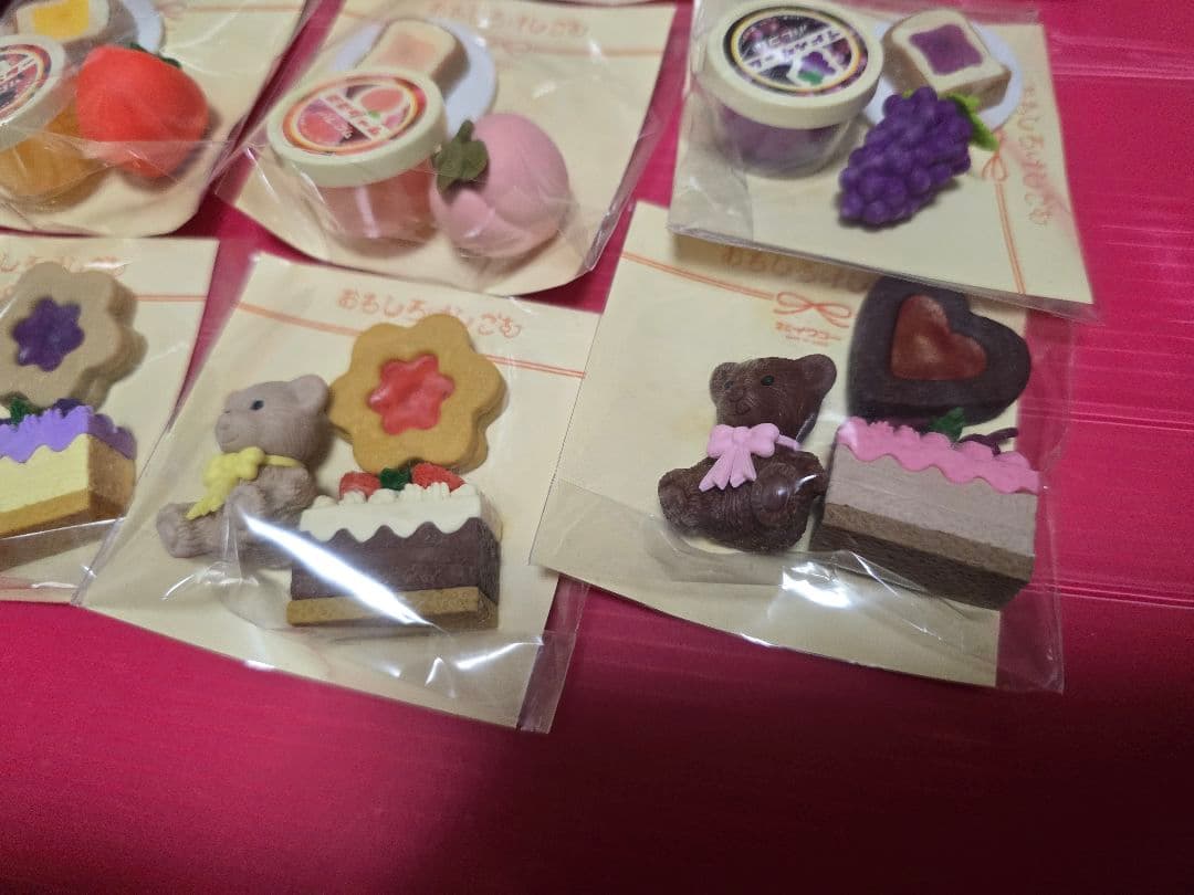おもしろ消しゴム　イワコー　女子文具博　限定　セット　食べ物 ノベルティ 筆箱