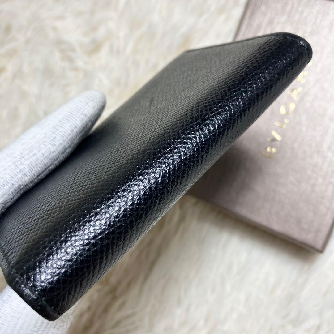 【美品】ブルガリ 6連キーケース ビーゼロワン レザーブラック FRID搭載