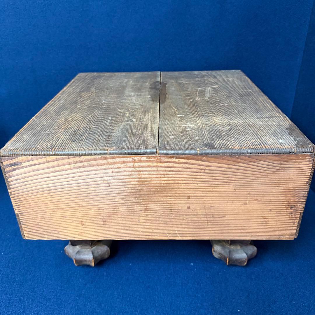 本榧 碁盤 碁石 囲碁 へそあり 蛤 那智黒 日向 厚さ5寸 重さ約14kg